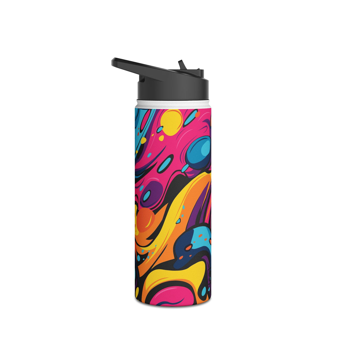Messy Bright Paint Stainless Steel Water Bottle