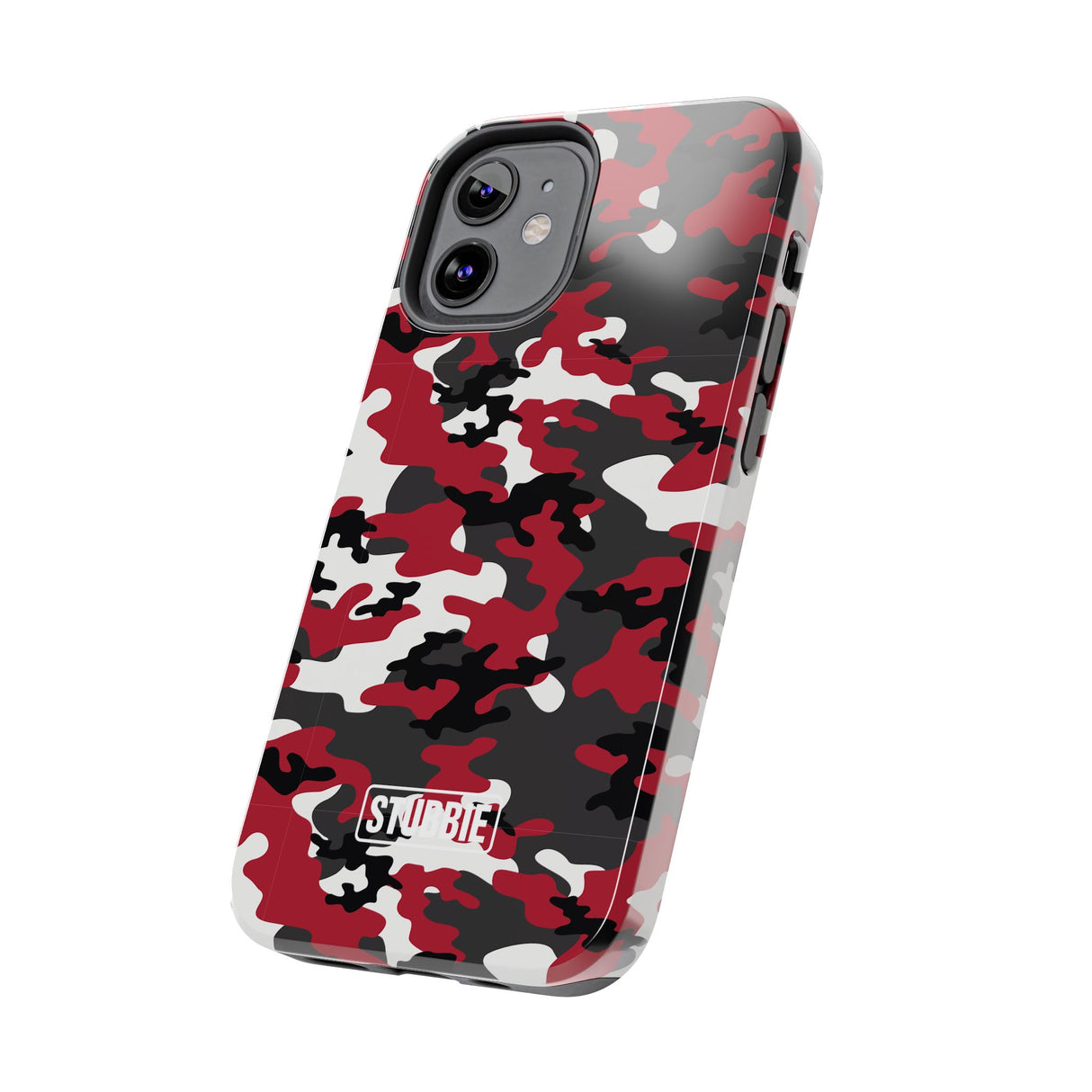 STUBBIE Phone Case for Apple iPhone - Red Camo Phone Case