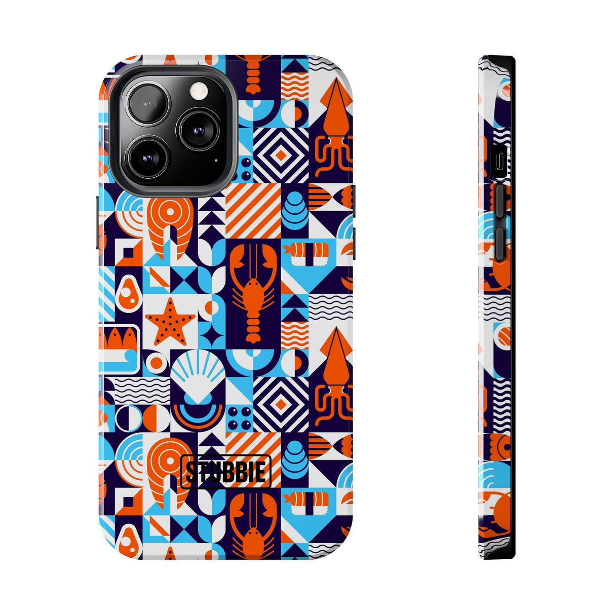 STUBBIE Phone Case for Apple iPhone - Something Fishy Stubbie