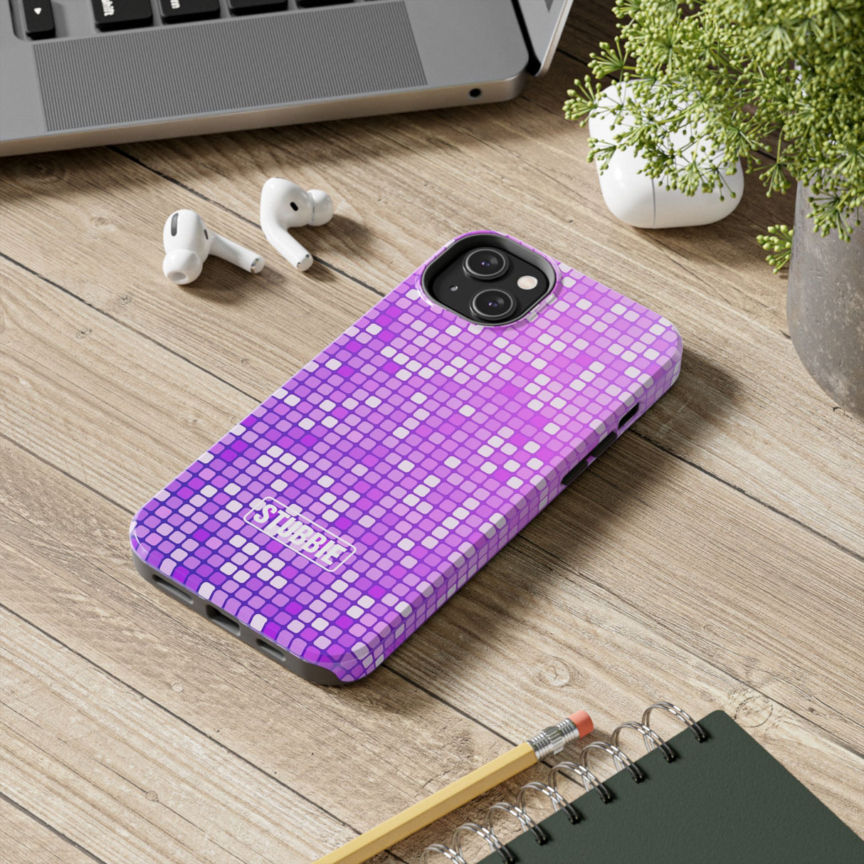 STUBBIE Phone Case for Apple iPhone - Purple Party STUBBIE