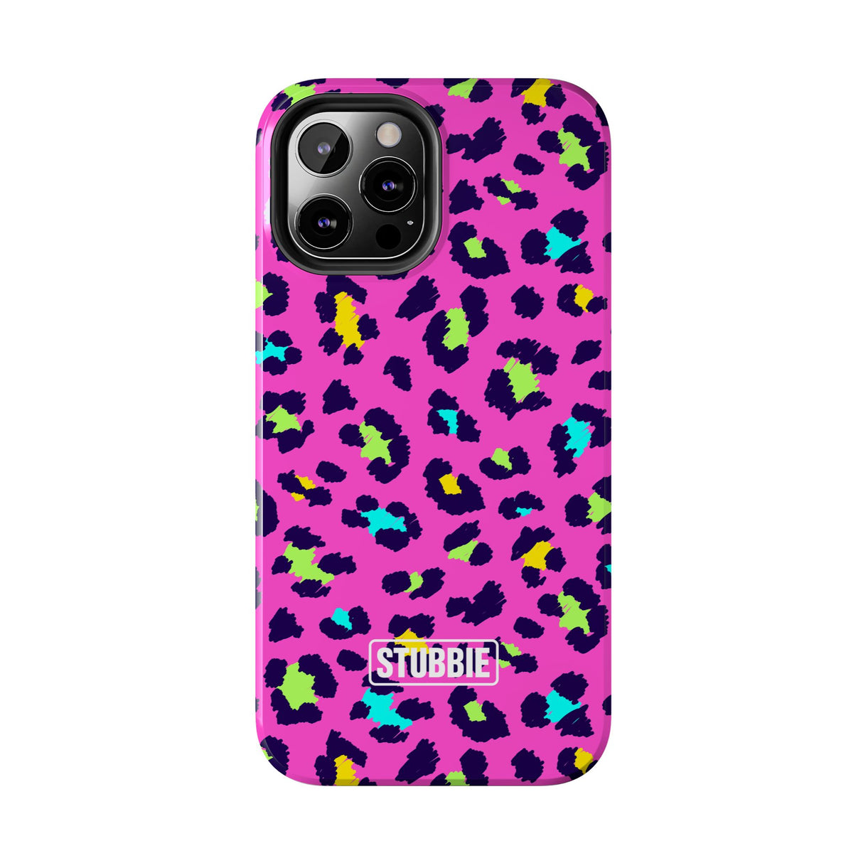 STUBBIE Phone Case for Apple iPhone - Disco Leopard Stubbie