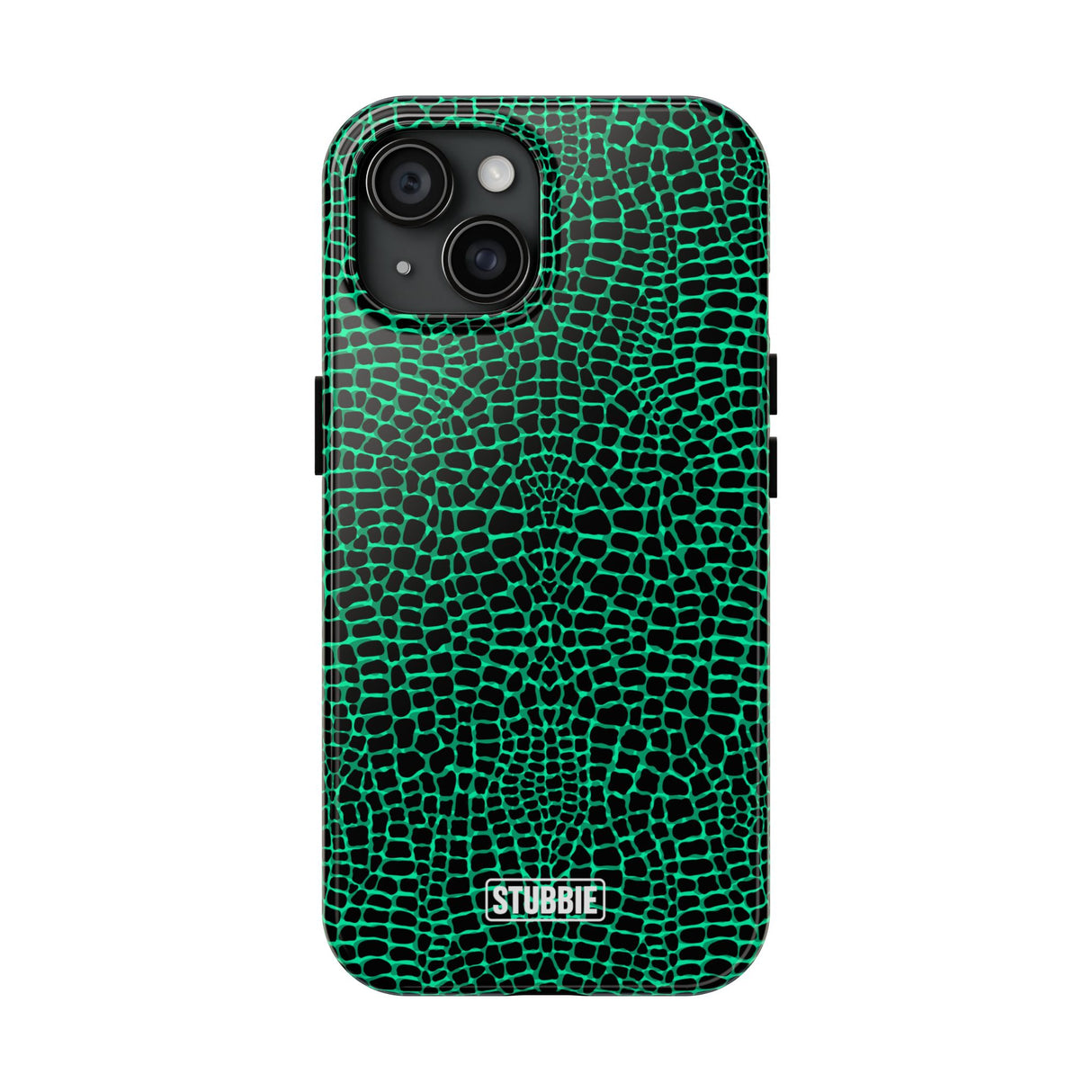 STUBBIE Phone Case for Apple iPhone - Green Croc Phone Case