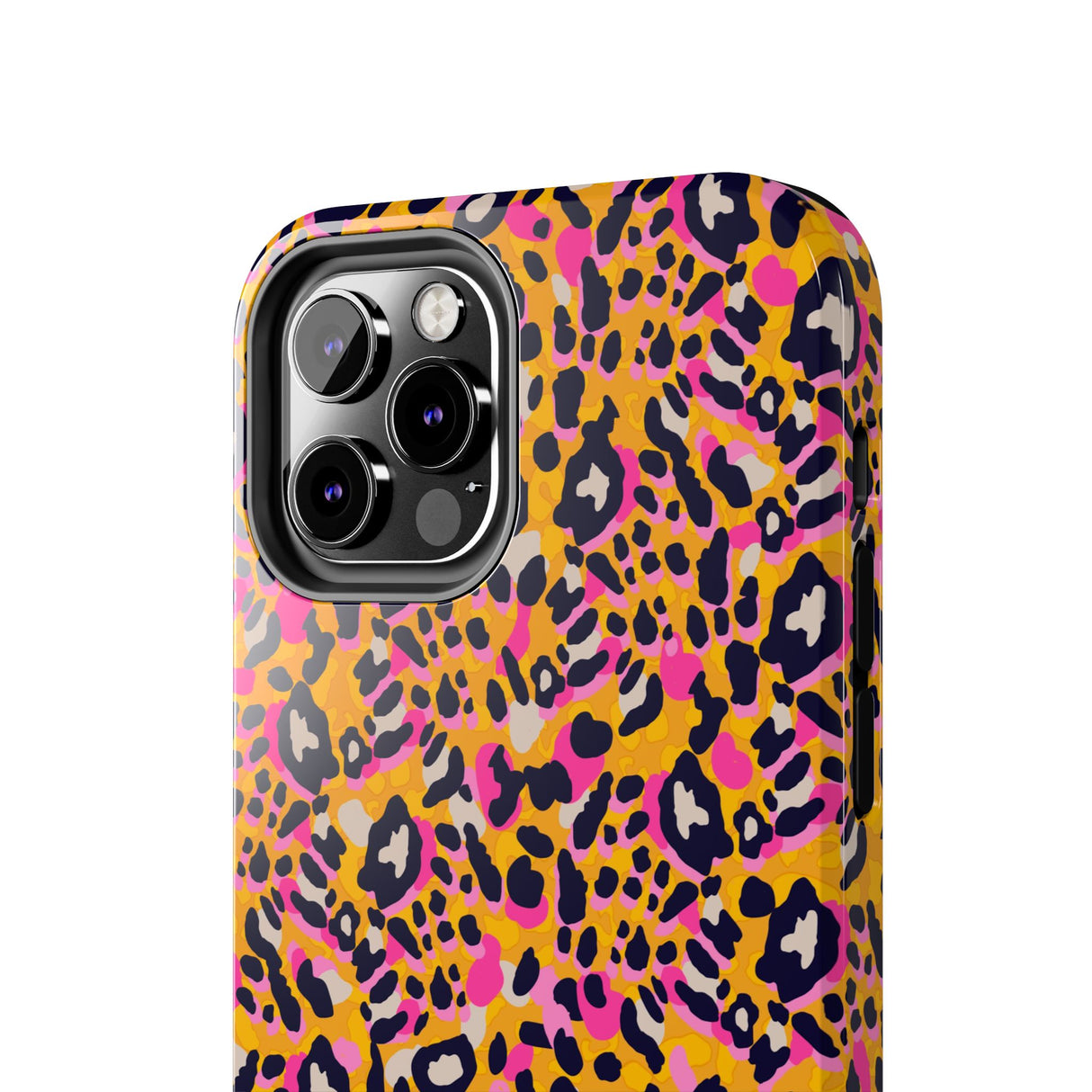 STUBBIE Phone Case for Apple iPhone - Pink Orange Leopard Phone Case