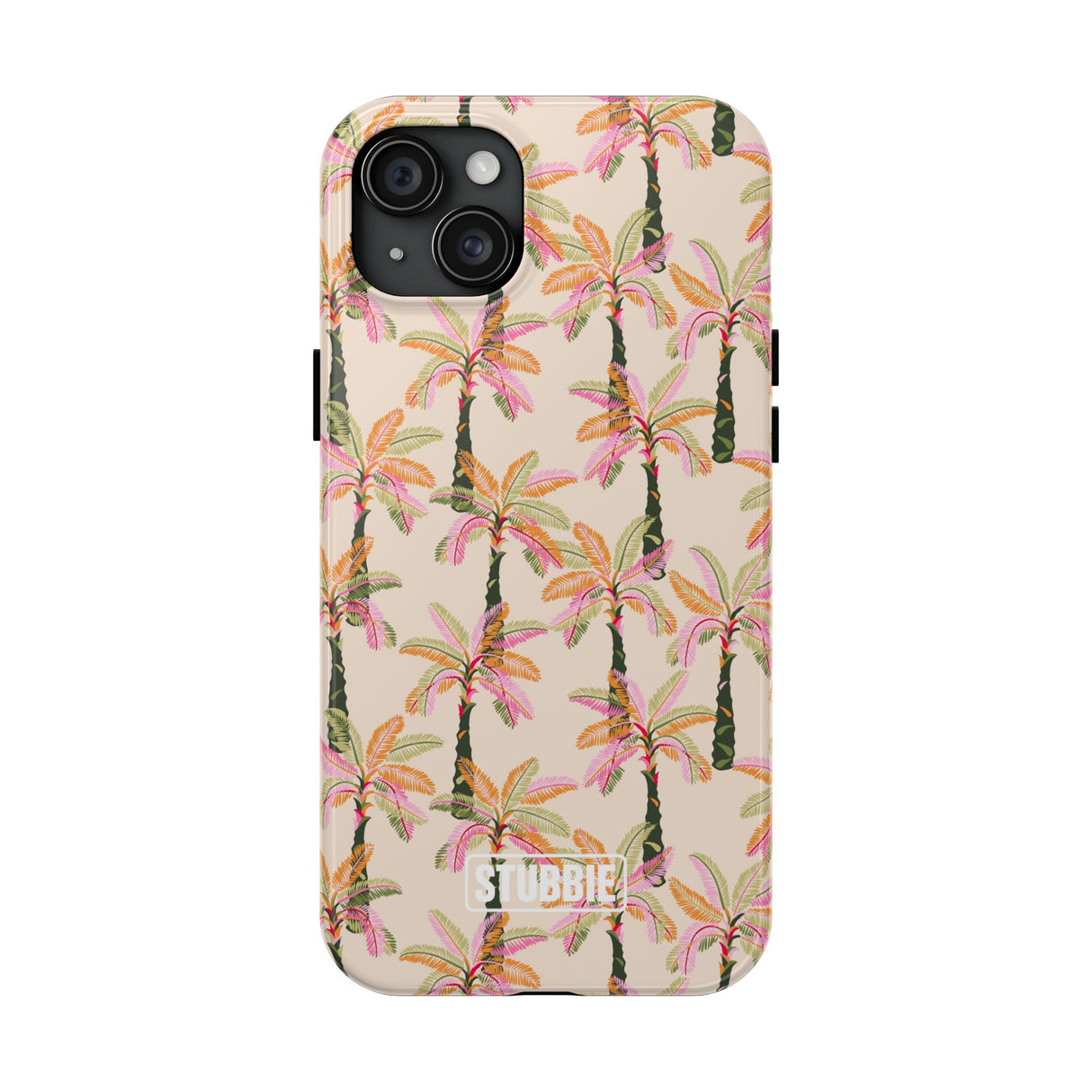 STUBBIE Phone Case for Apple iPhone - Pink Palm Stubbie