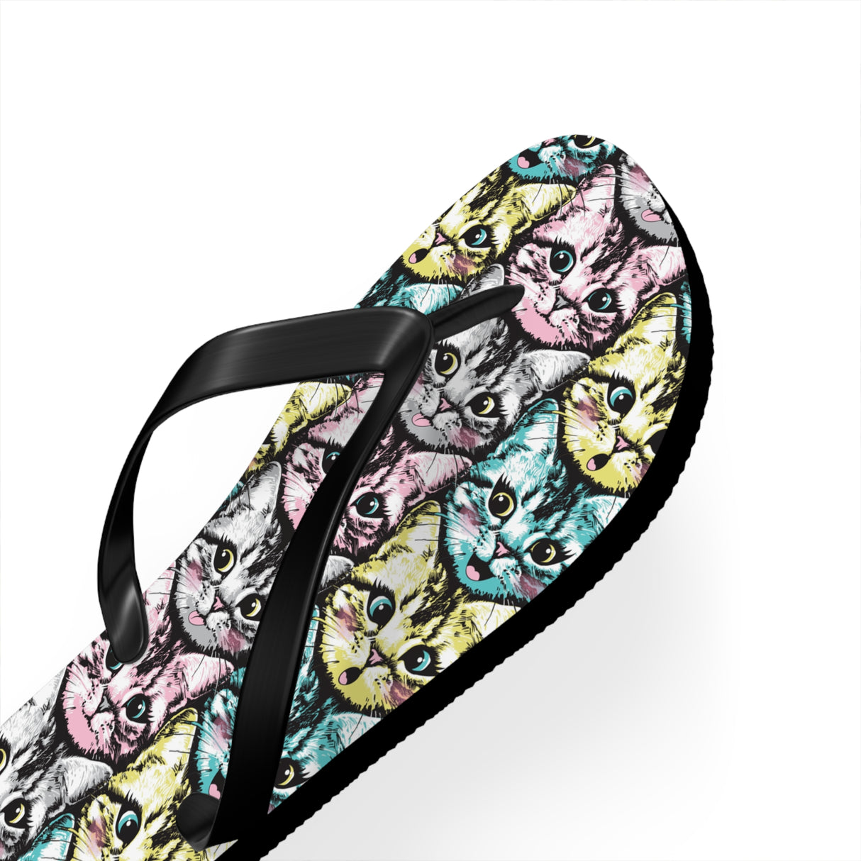 Cute Kitten Flip Flops