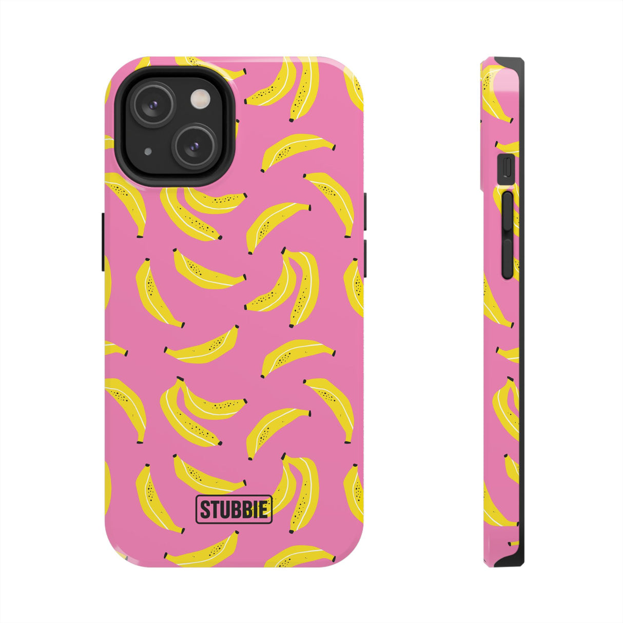 STUBBIE Phone Case for Apple iPhone - Pink Banana Phone Case