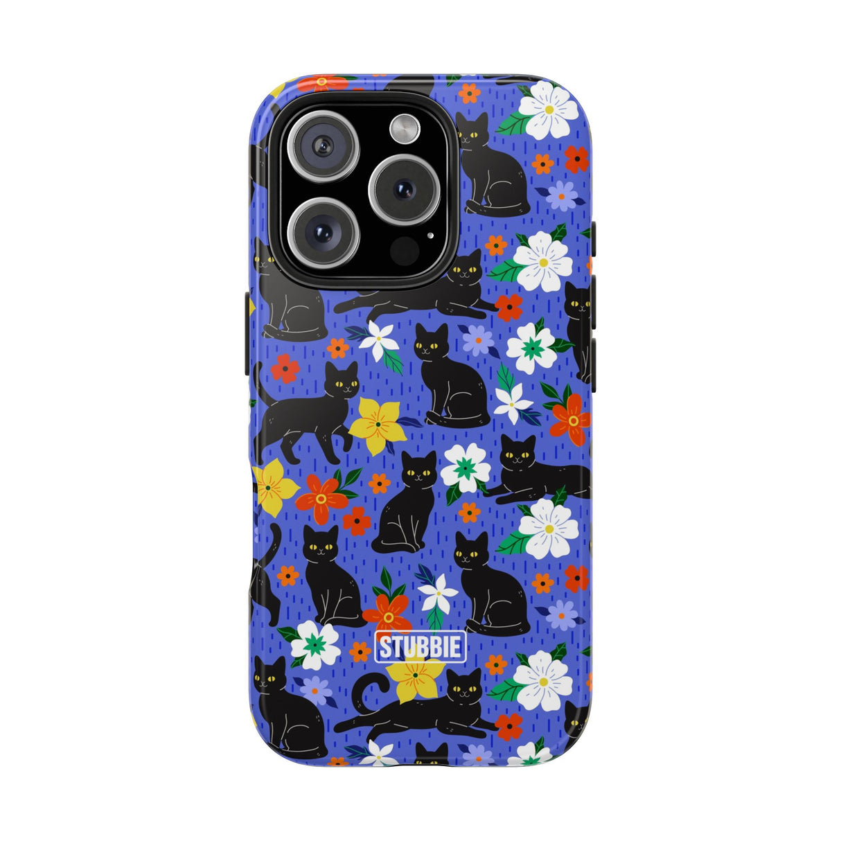 STUBBIE Phone Case for Apple iPhone - Black Cat Phone Case