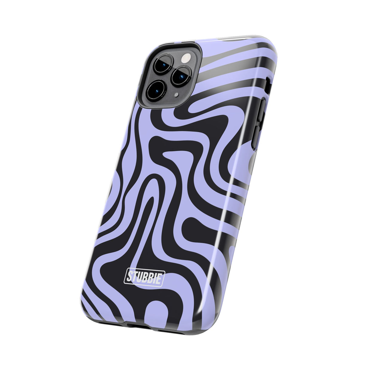 STUBBIE Phone Case for Apple iPhone - Crazy Zebra Stubbie