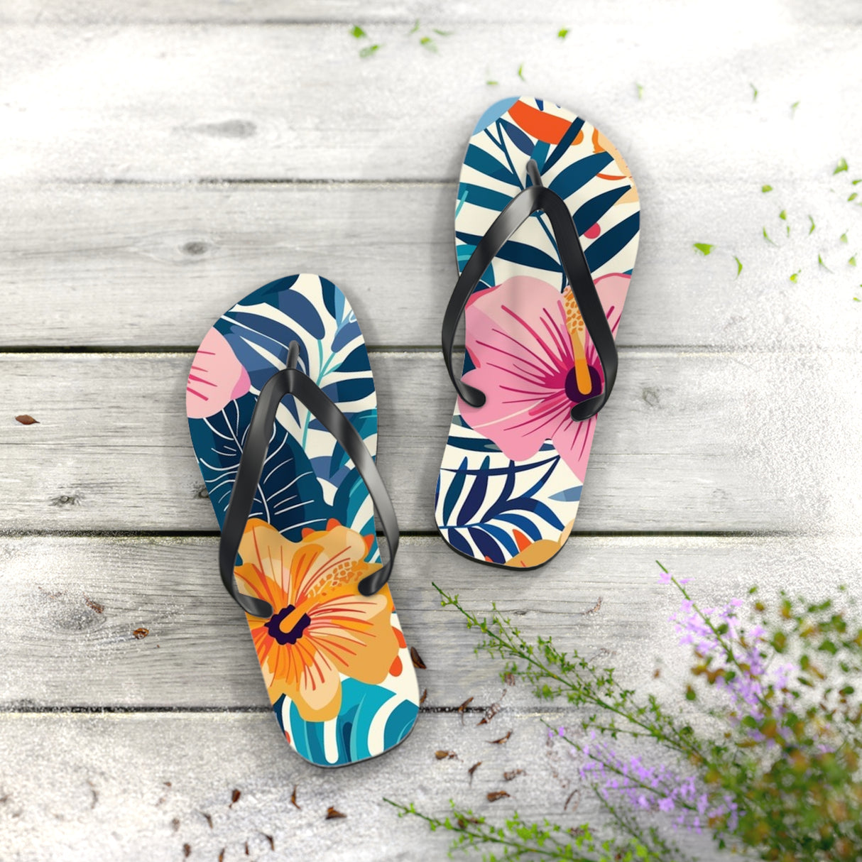 STUBBIE Flip Flops - Jungle Fauna STUBBIE