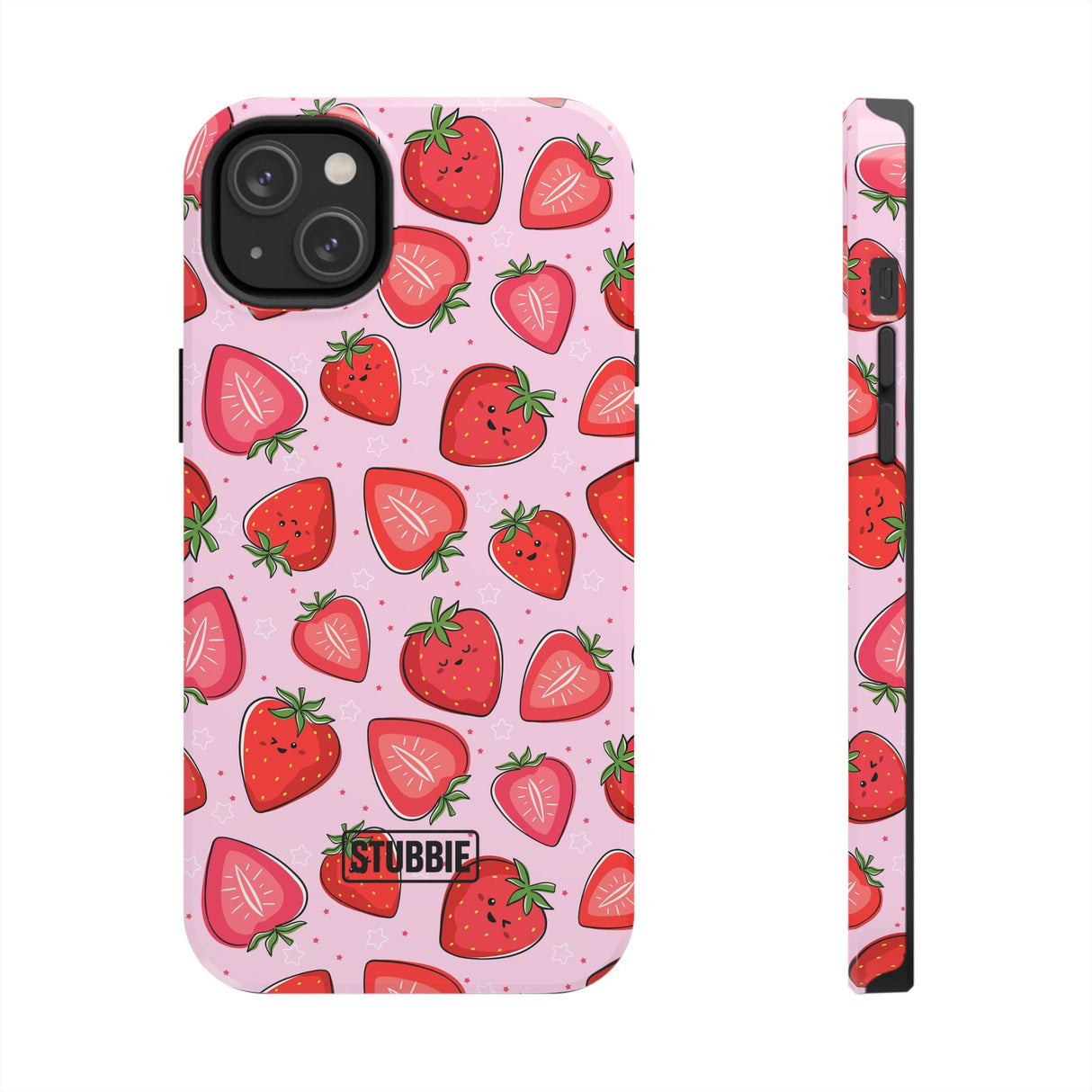 STUBBIE Phone Case for Apple iPhone - Smile Strawberry Phone Case