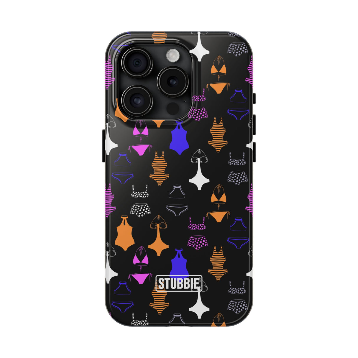 STUBBIE Phone Case for Apple iPhone - Night Bikini Phone Case