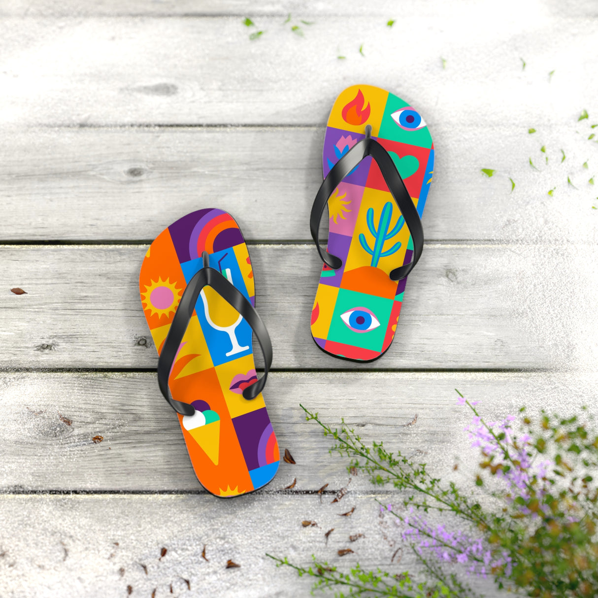 STUBBIE Flip Flops - Travel Blocks STUBBIE
