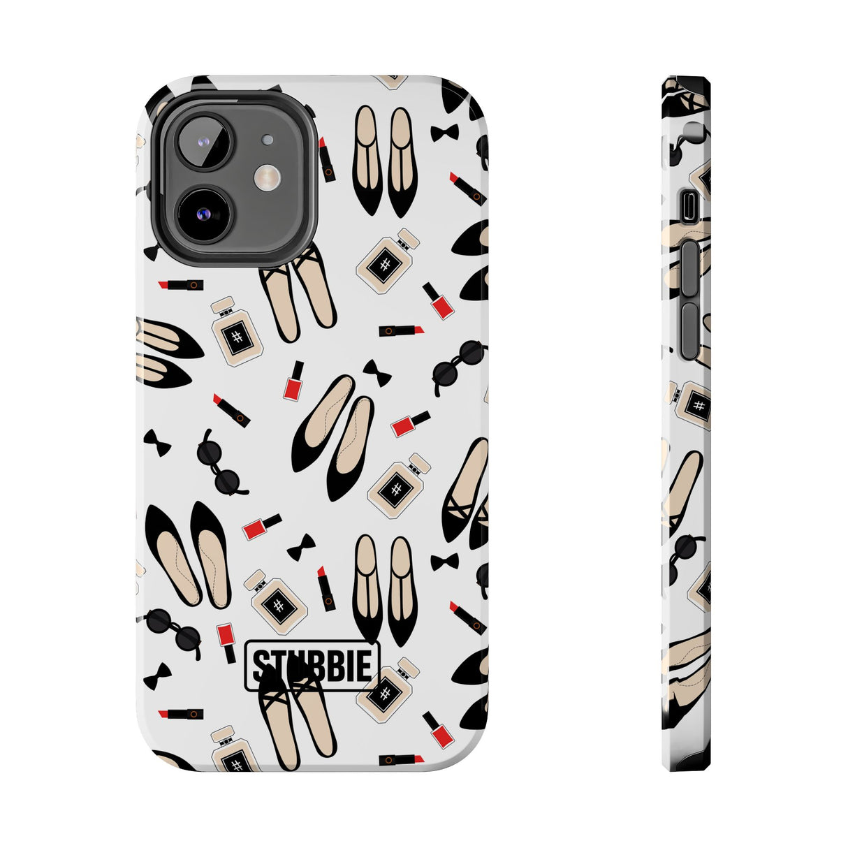 STUBBIE Phone Case for Apple iPhone - Heels And Lipstick Stubbie