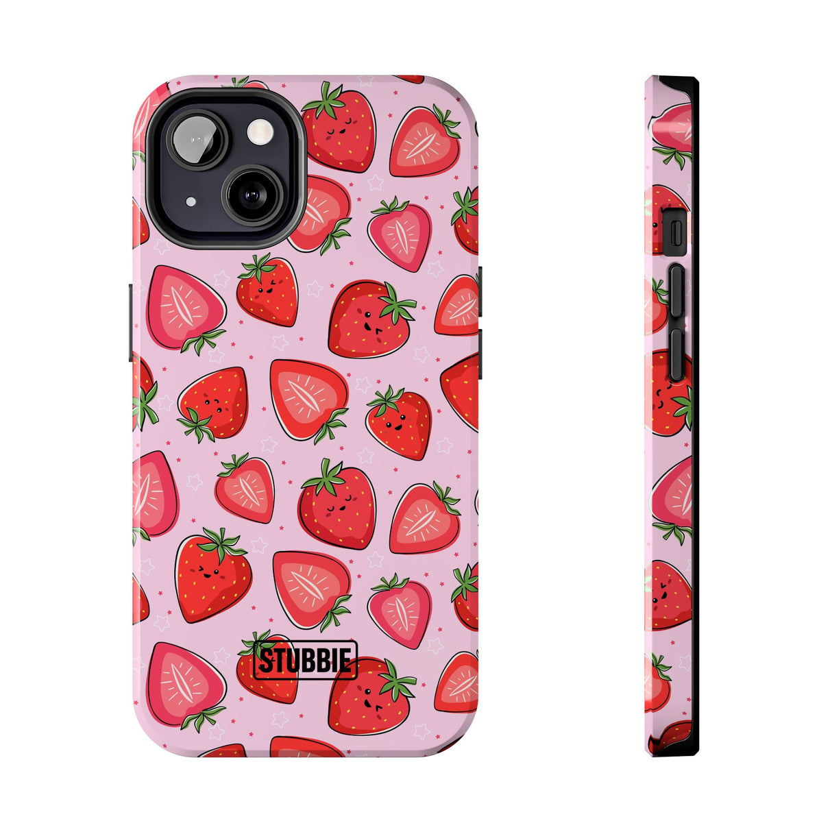 STUBBIE Phone Case for Apple iPhone - Smile Strawberry Phone Case