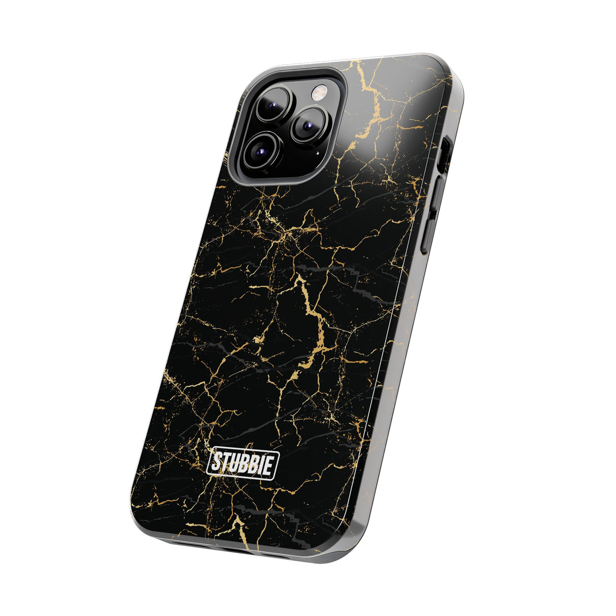 STUBBIE Phone Case for Apple iPhone - Midnight Black Marble Phone Case