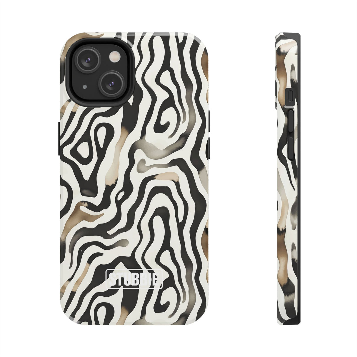 STUBBIE Phone Case for Apple iPhone - Weird Zebra Stubbie