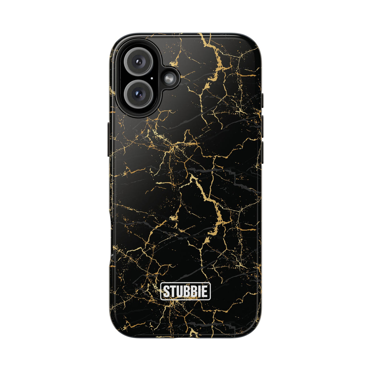 STUBBIE Phone Case for Apple iPhone - Midnight Black Marble Phone Case