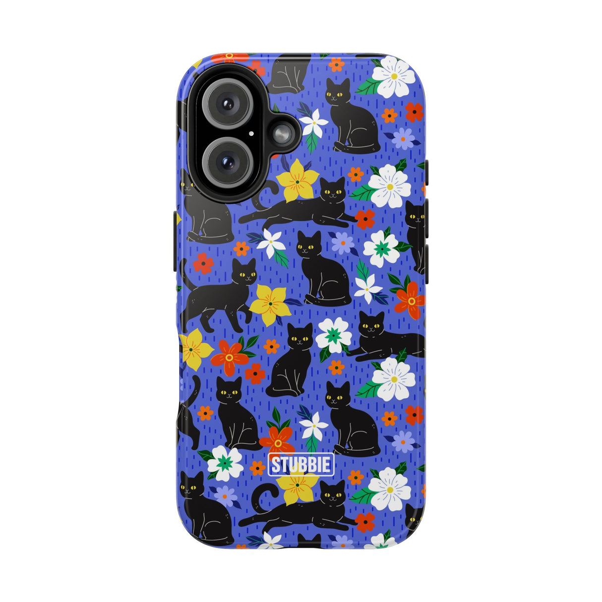 STUBBIE Phone Case for Apple iPhone - Black Cat Phone Case