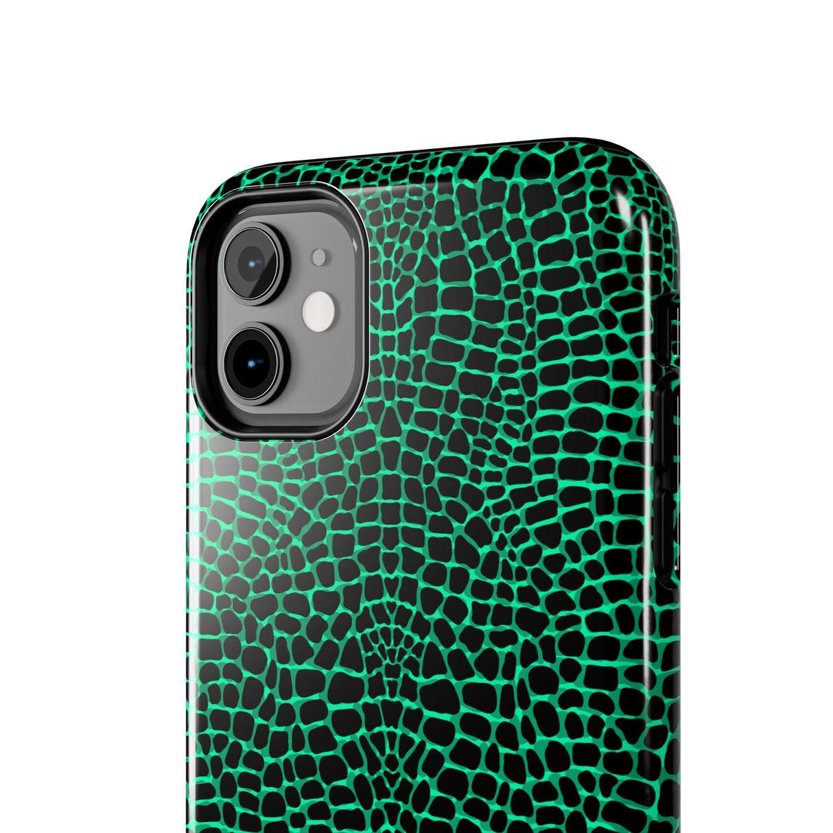 STUBBIE Phone Case for Apple iPhone - Green Croc Phone Case