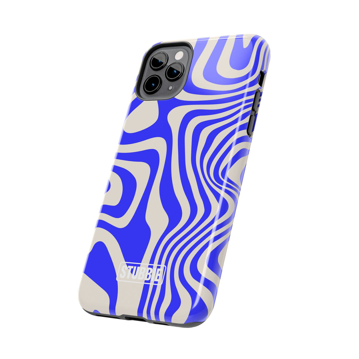 STUBBIE Phone Case for Apple iPhone - Crazy Blue Phone Case