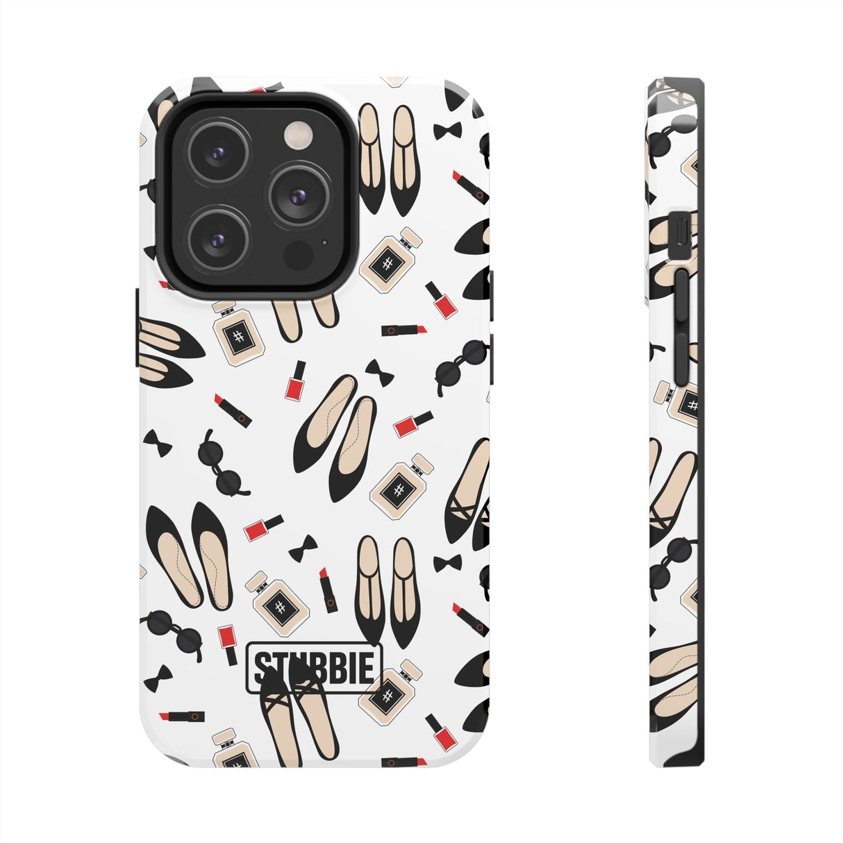 STUBBIE Phone Case for Apple iPhone - Heels And Lipstick Stubbie