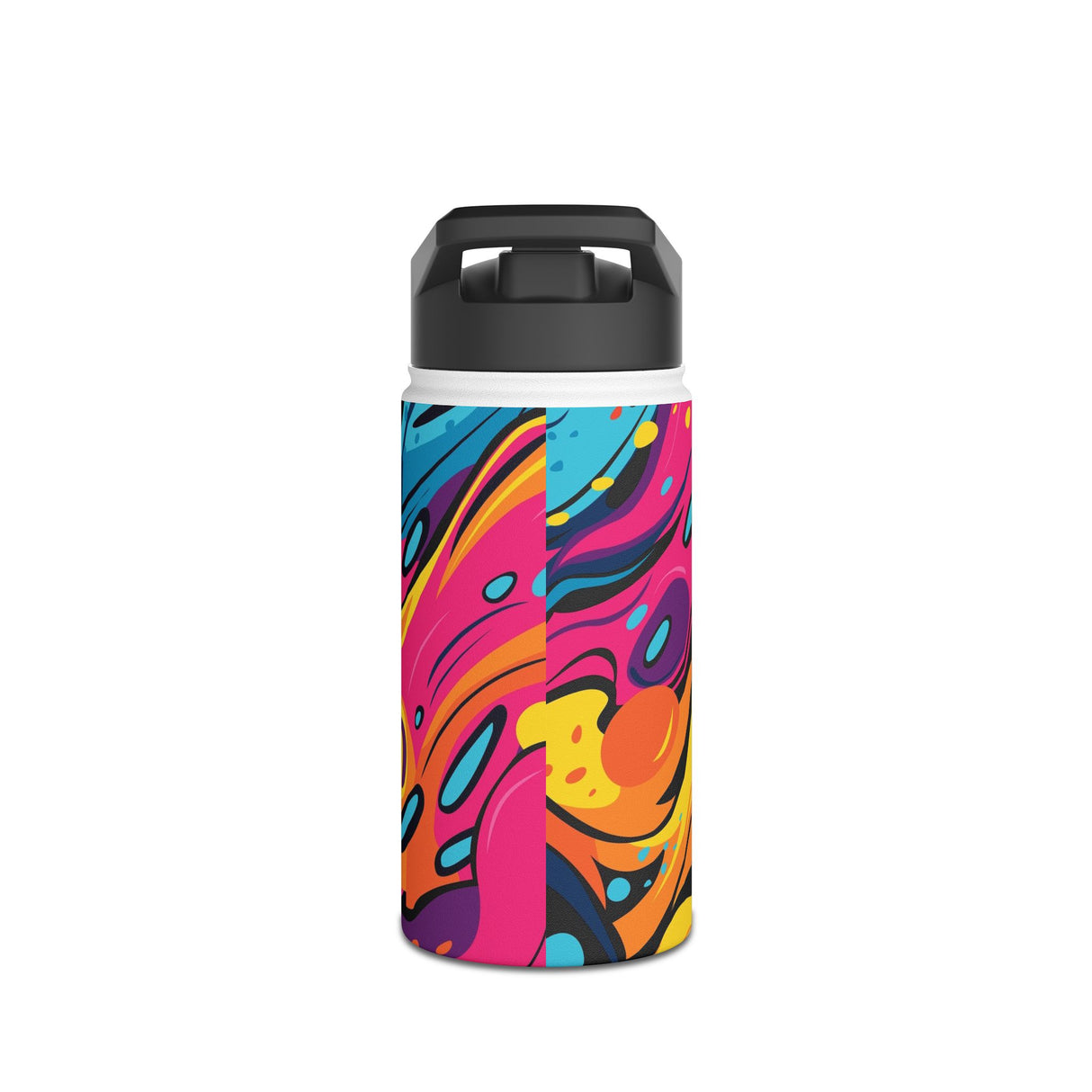 Messy Bright Paint Stainless Steel Water Bottle