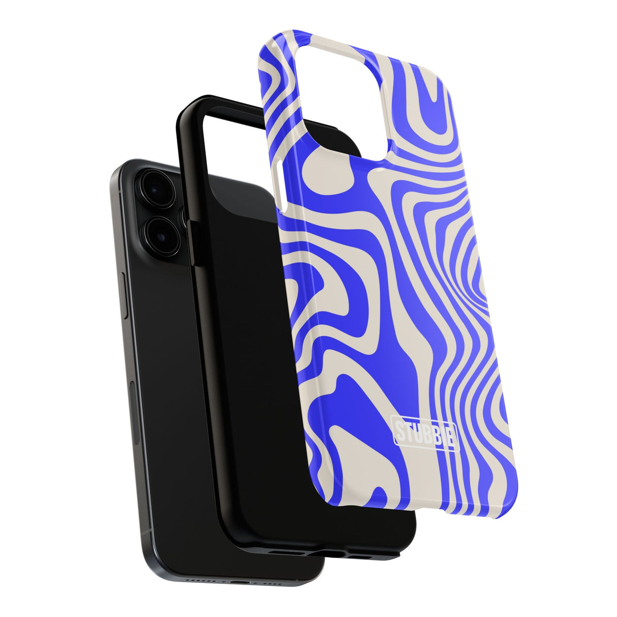 STUBBIE Phone Case for Apple iPhone - Crazy Blue Phone Case