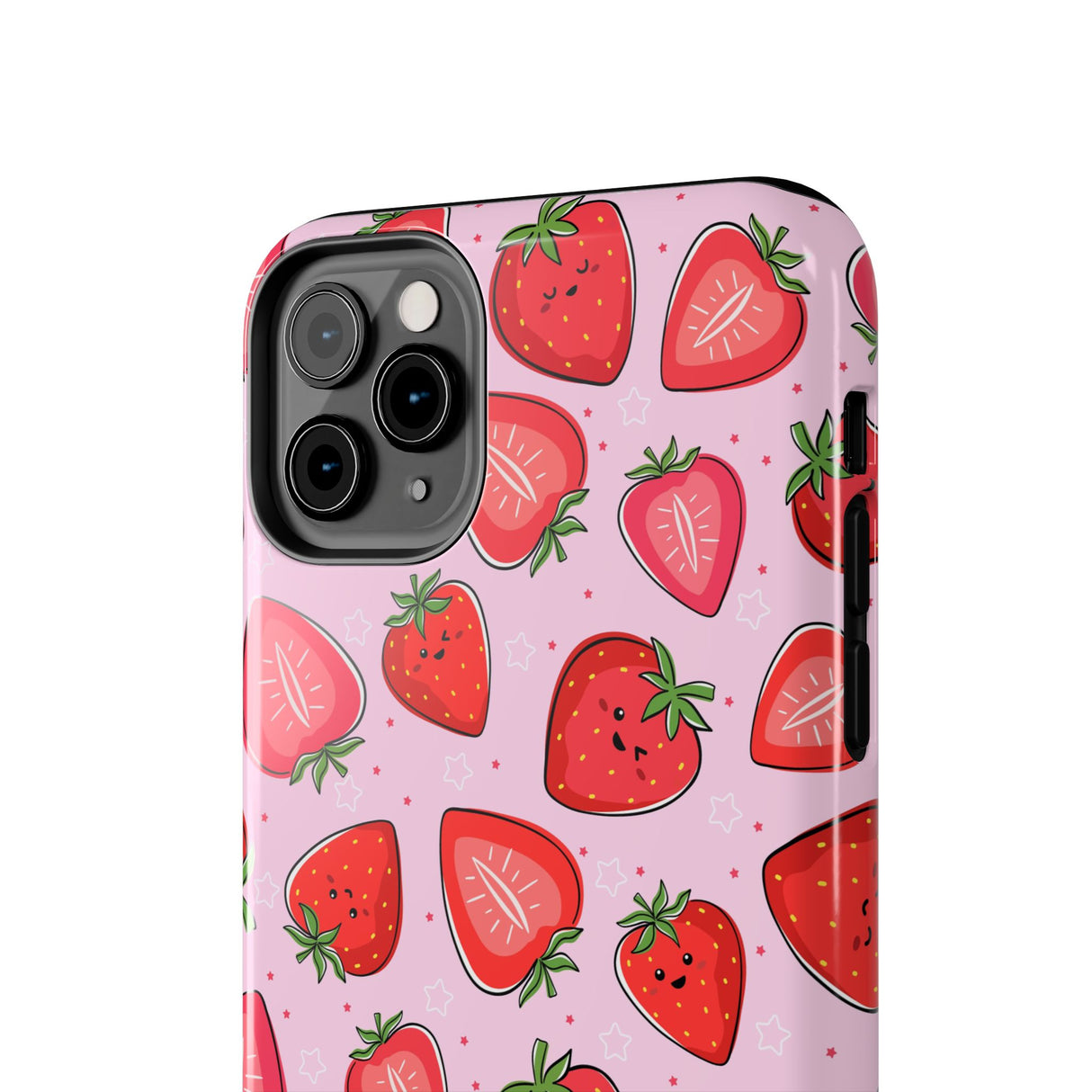 STUBBIE Phone Case for Apple iPhone - Smile Strawberry Phone Case