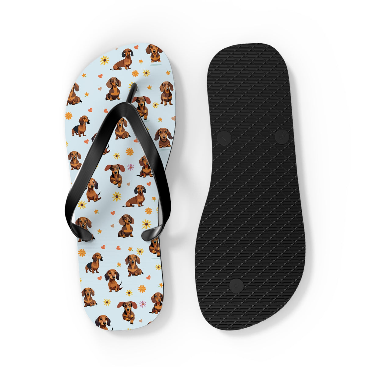 Dachshund Flip Flops