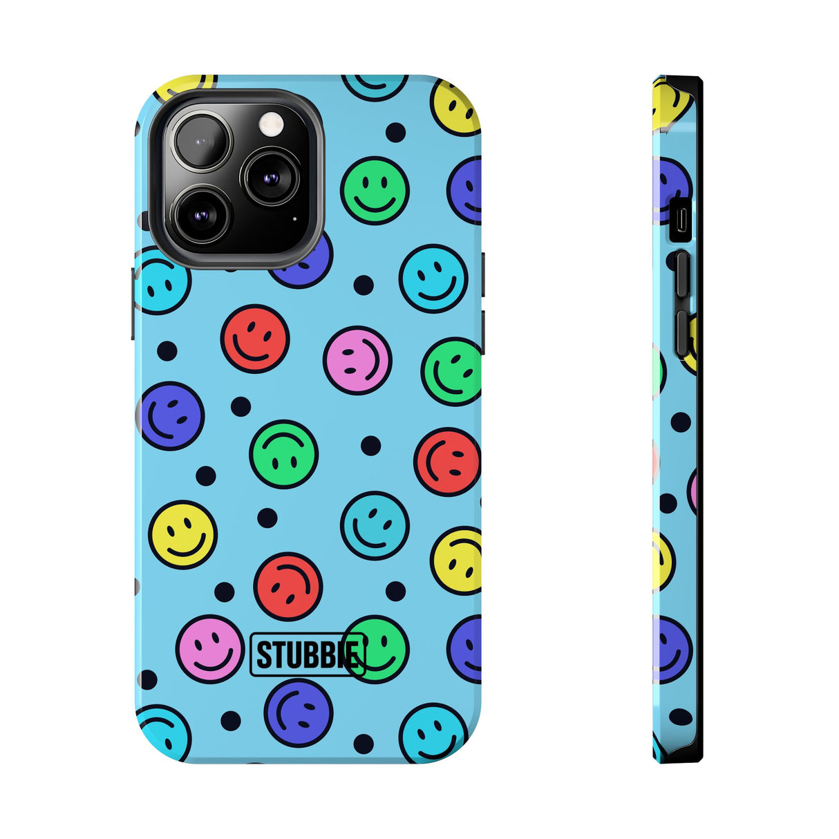 STUBBIE Phone Case for Apple iPhone - Smiley Face Phone Case