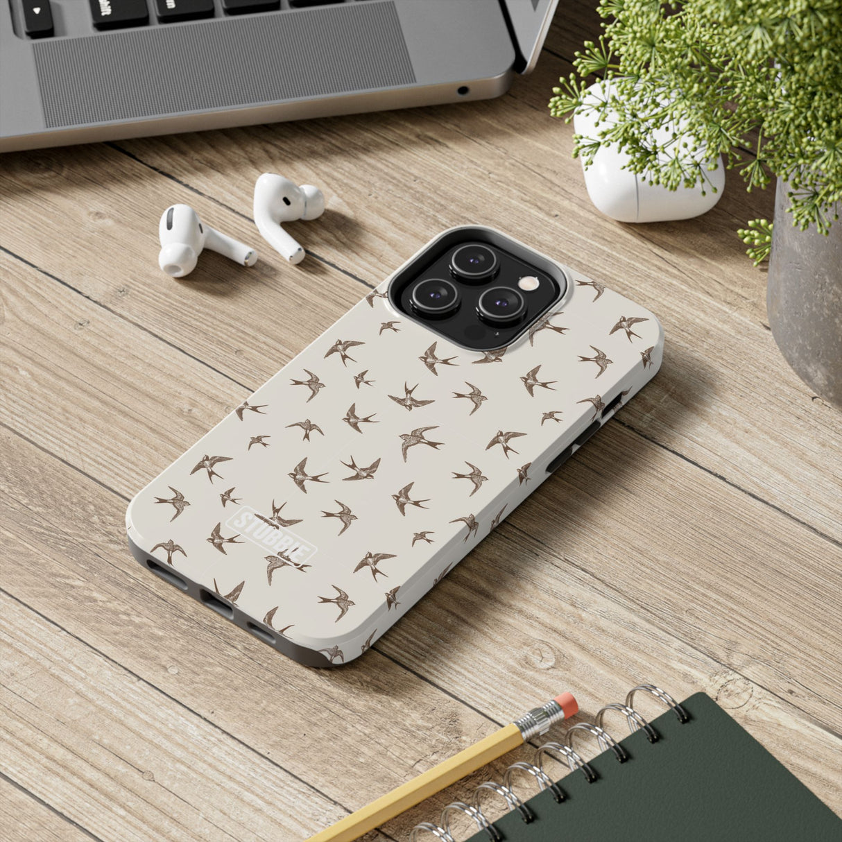 STUBBIE Phone Case for Apple iPhone - Bird Flying Phone Case