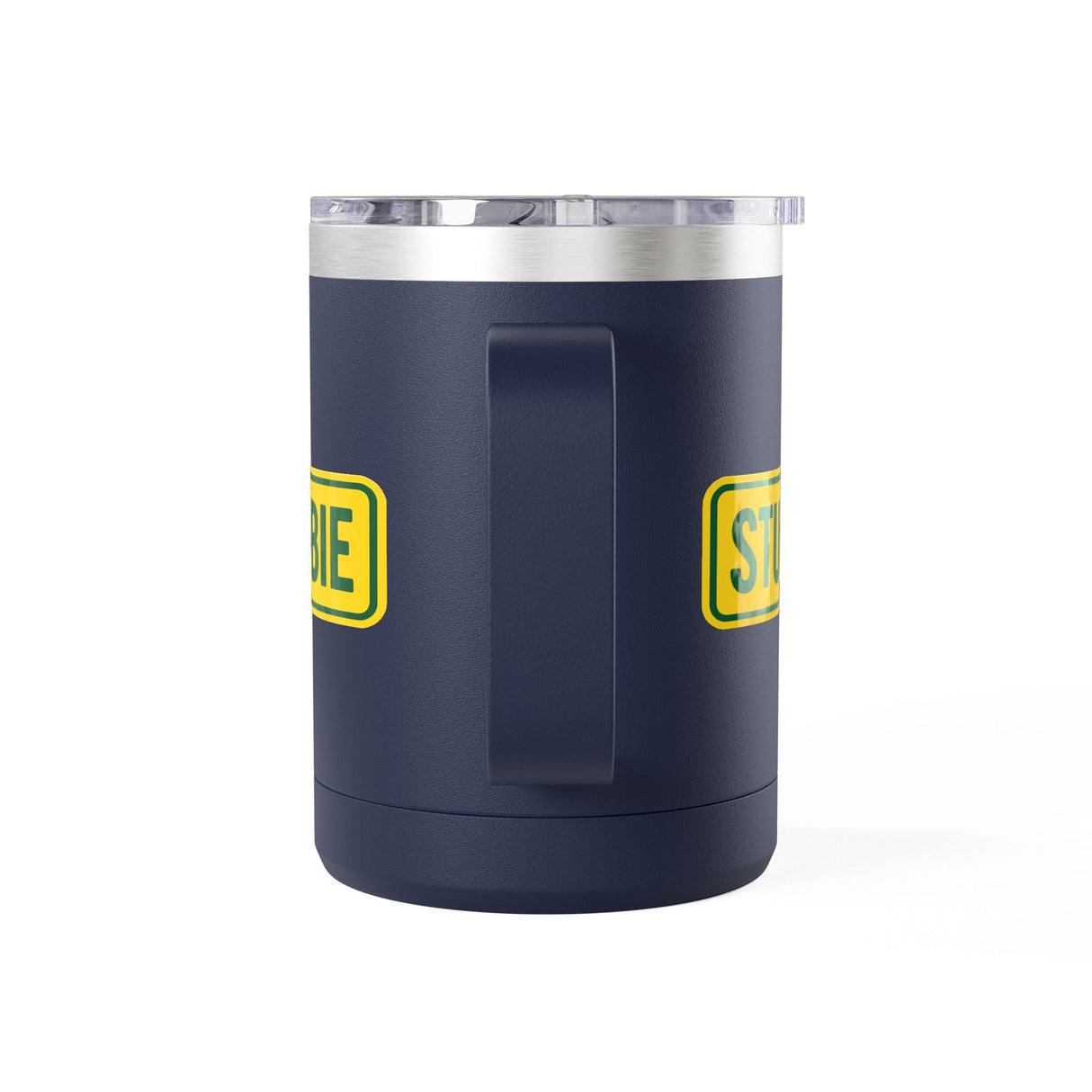 STUBBIE Coffee Mug Tumbler, 15oz - Aussie Yellow Stubbie