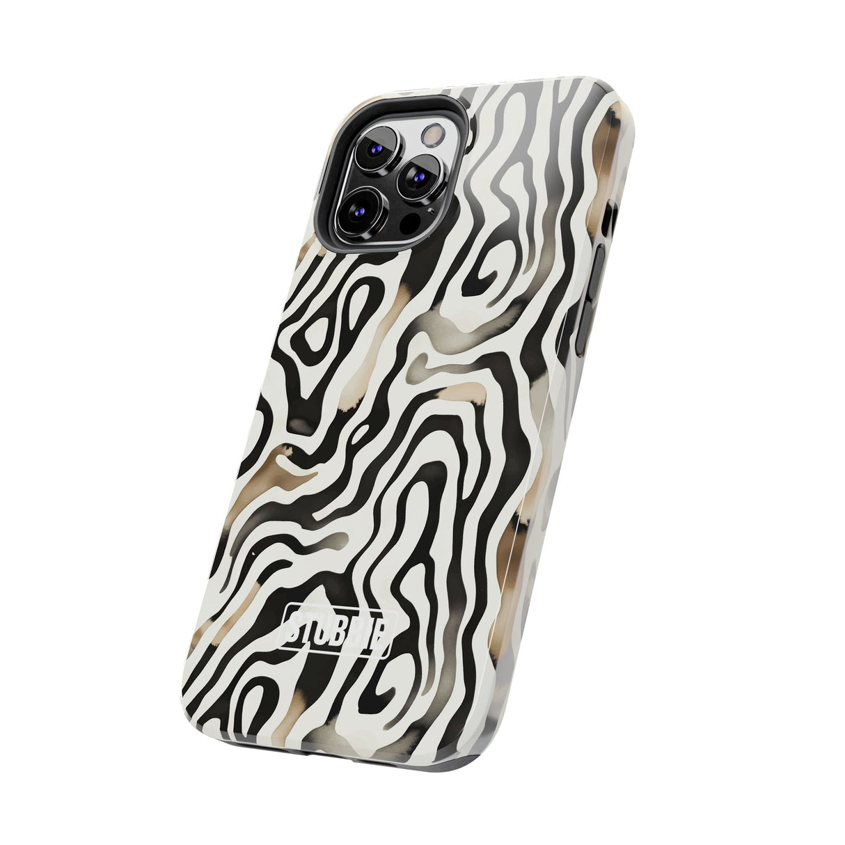 STUBBIE Phone Case for Apple iPhone - Weird Zebra Stubbie