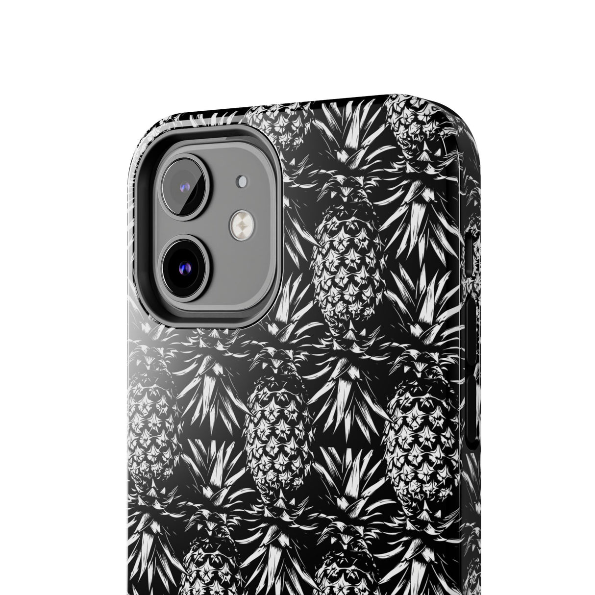 STUBBIE Phone Case for Apple iPhone - Black And White Pineapple Phone Case