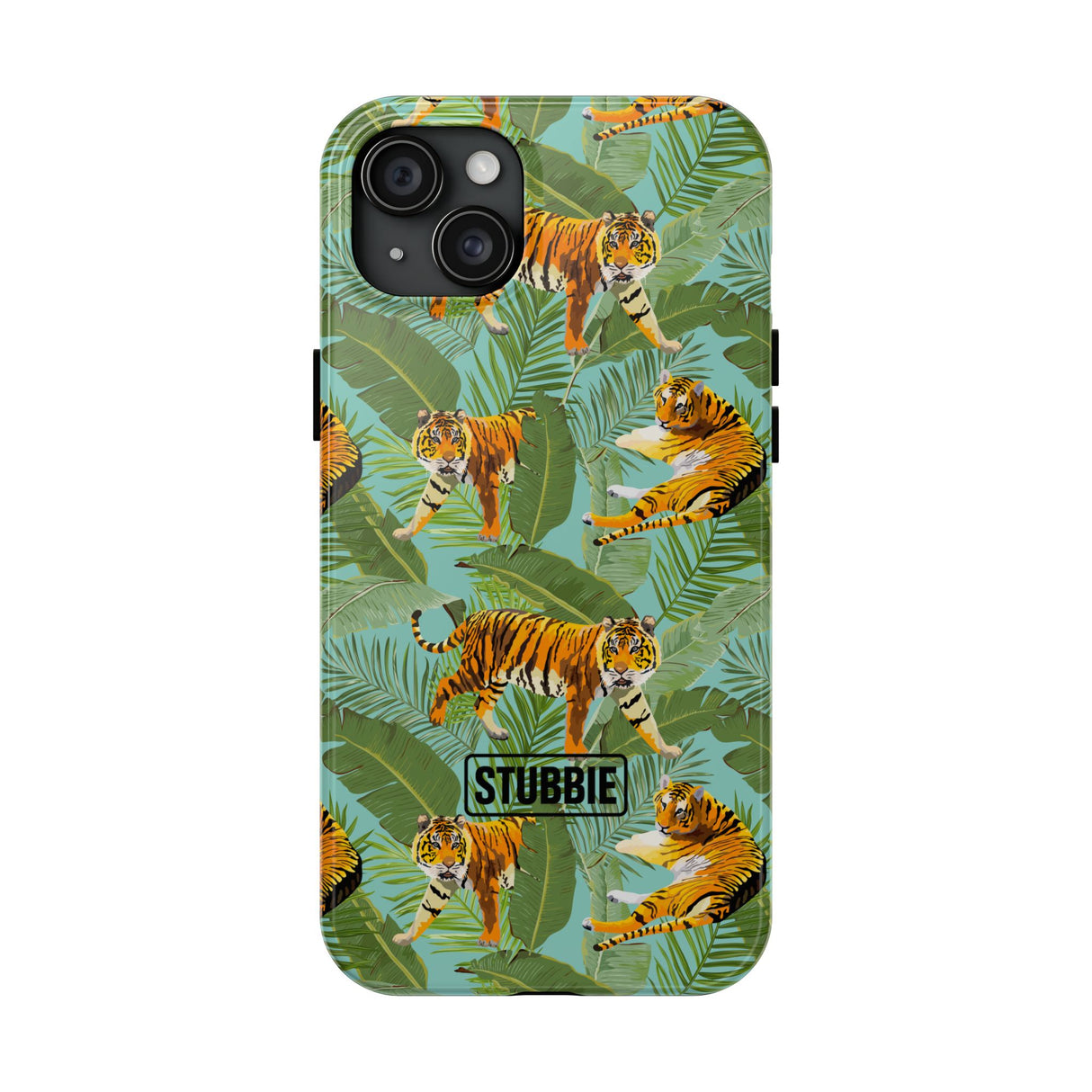 STUBBIE Phone Case for Apple iPhone - Jungle Tiger Stubbie