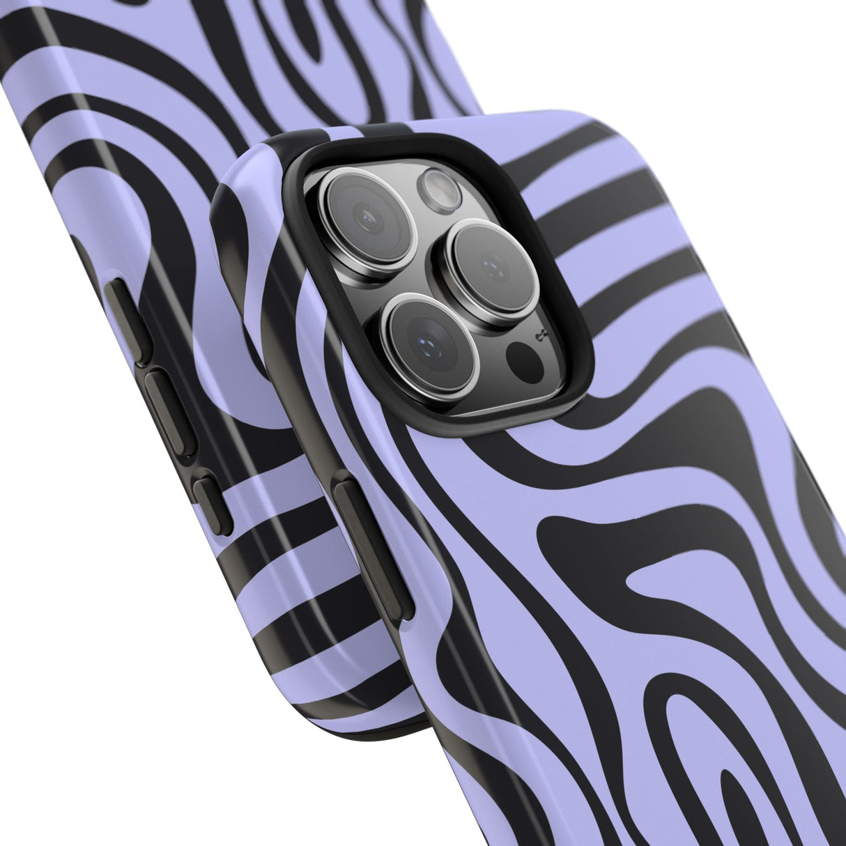 STUBBIE Phone Case for Apple iPhone - Crazy Zebra Stubbie