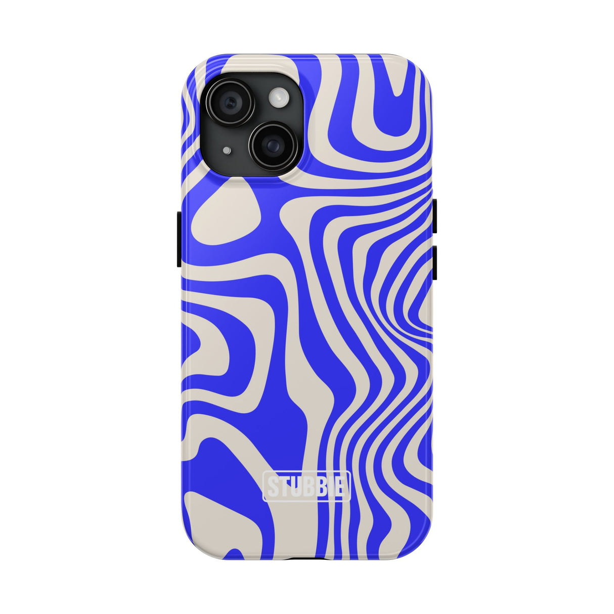 STUBBIE Phone Case for Apple iPhone - Crazy Blue Phone Case