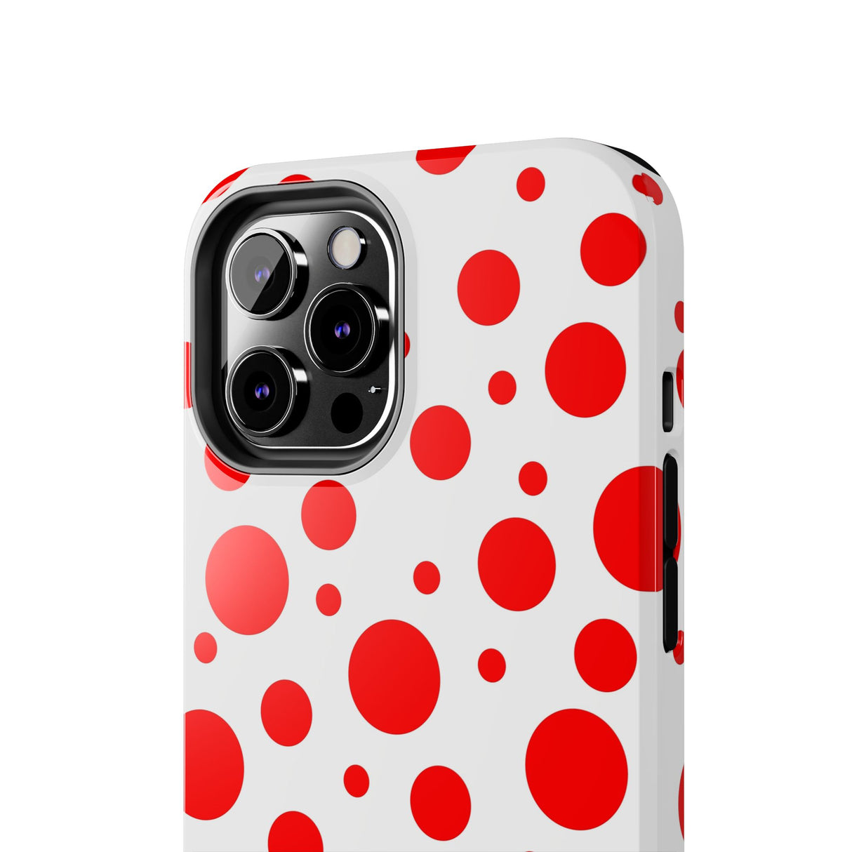STUBBIE Phone Case for Apple iPhone - Red Polka Dot Phone Case