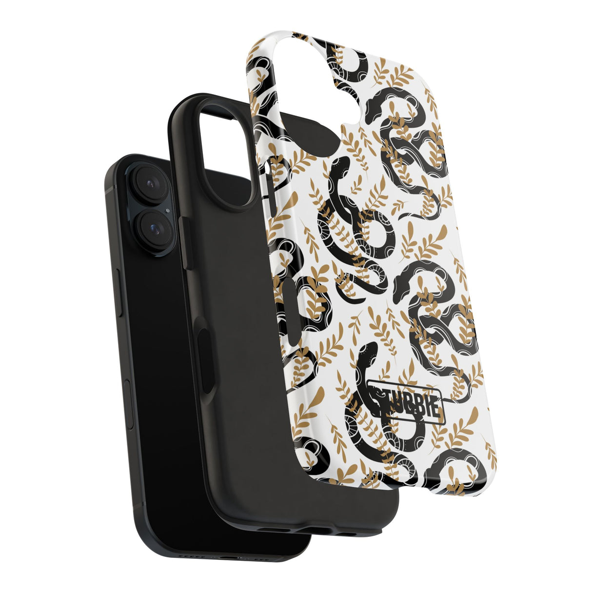 STUBBIE Phone Case for Apple iPhone - Black Snake Phone Case