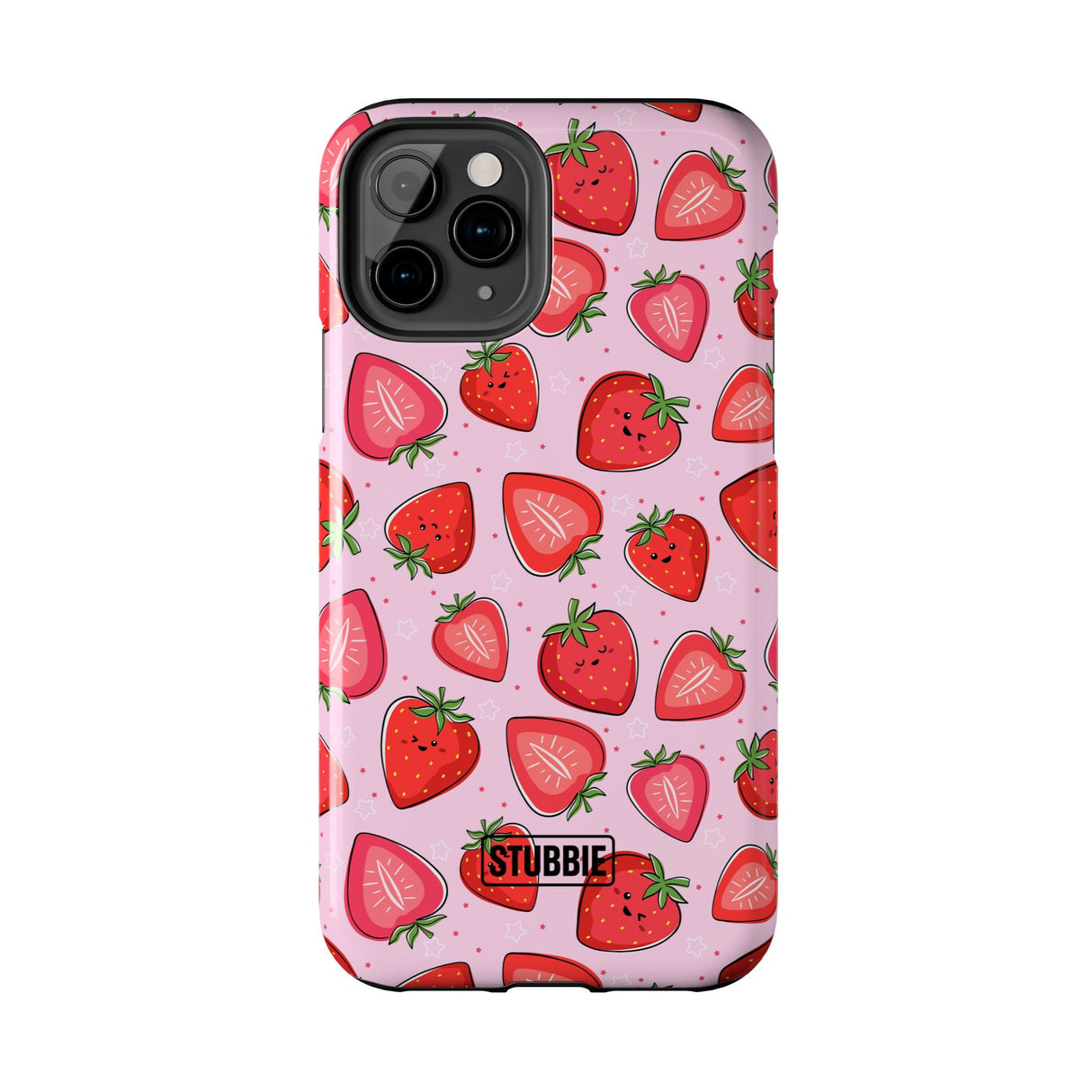 STUBBIE Phone Case for Apple iPhone - Smile Strawberry Phone Case