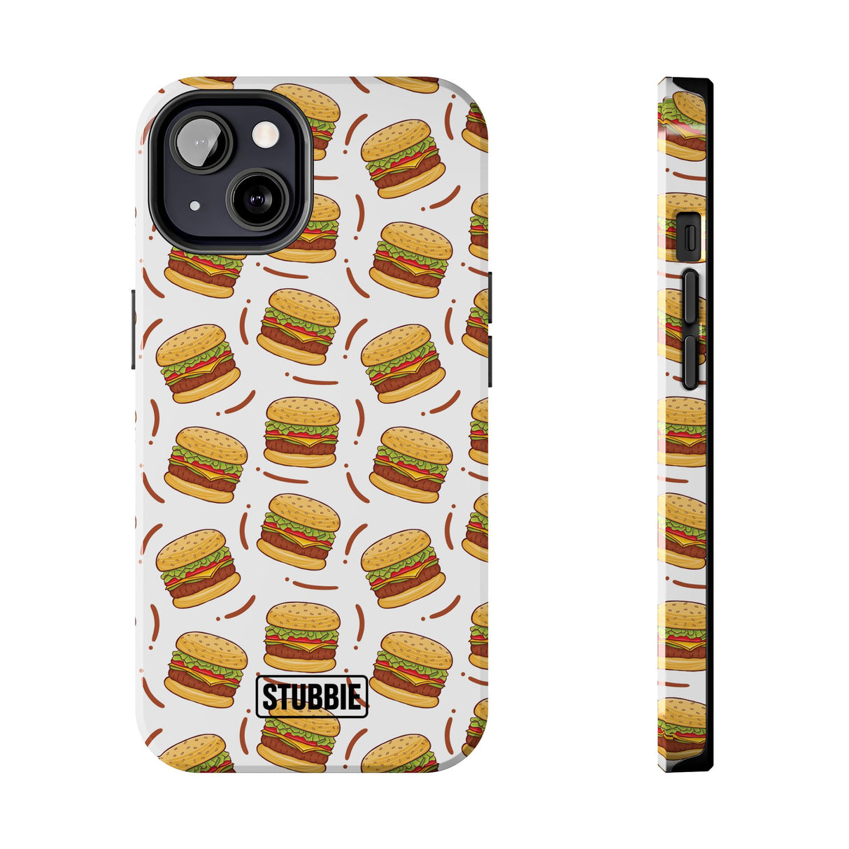 STUBBIE Phone Case for Apple iPhone - Burger Stubbie