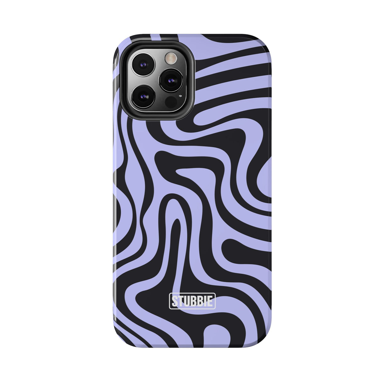 STUBBIE Phone Case for Apple iPhone - Crazy Zebra Stubbie