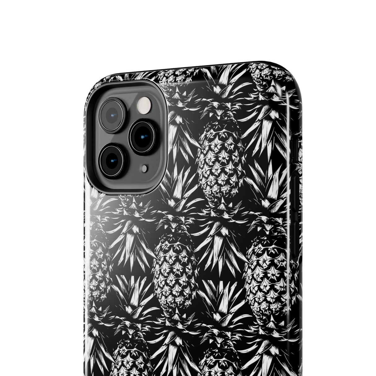 STUBBIE Phone Case for Apple iPhone - Black And White Pineapple Phone Case