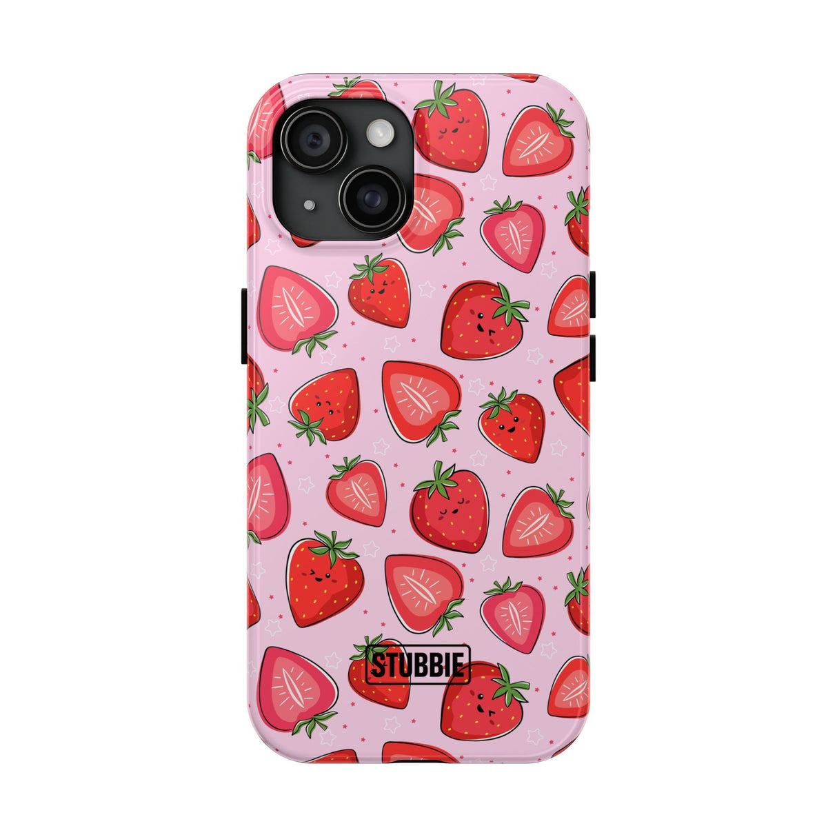 STUBBIE Phone Case for Apple iPhone - Smile Strawberry Phone Case