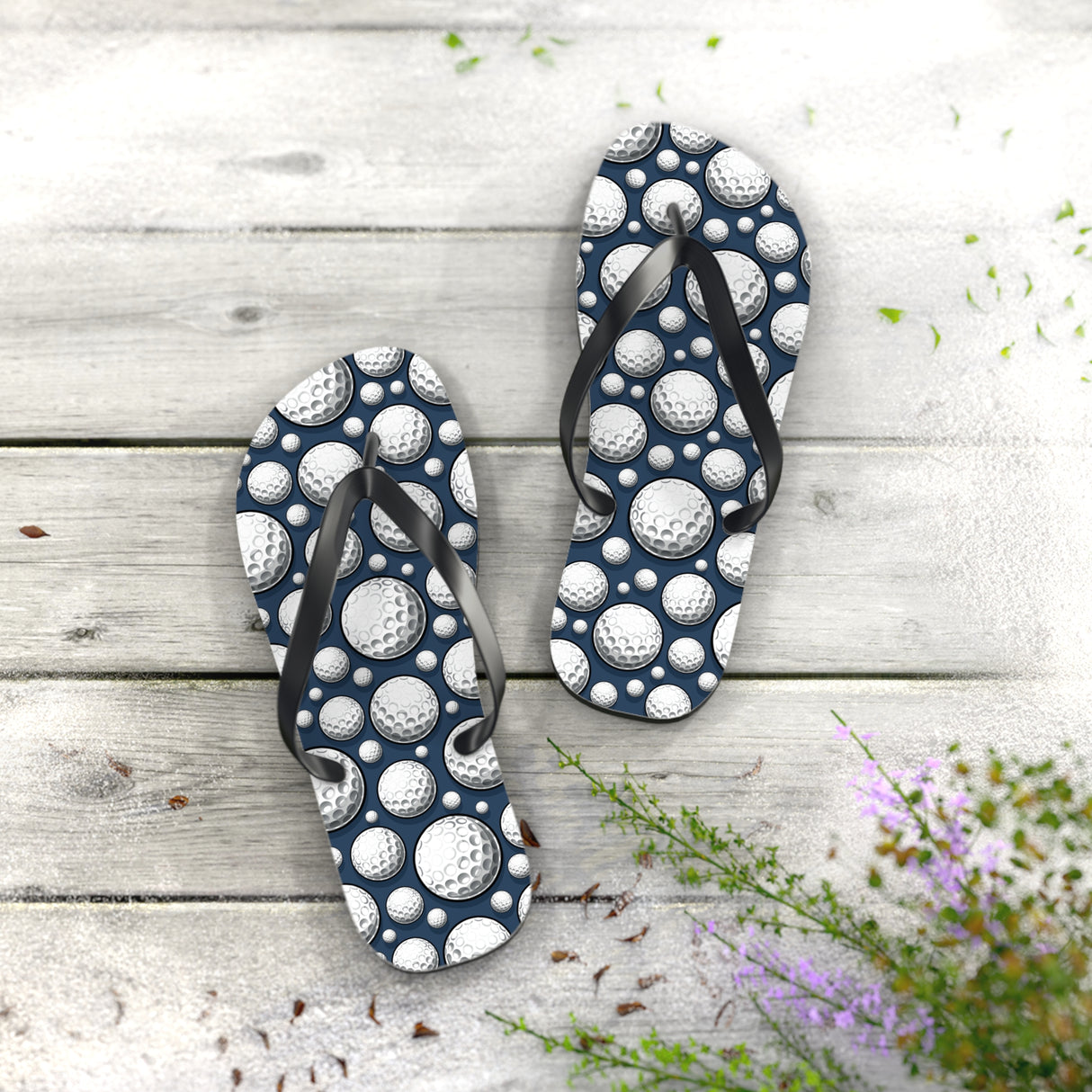 Golf Ball Flip Flops