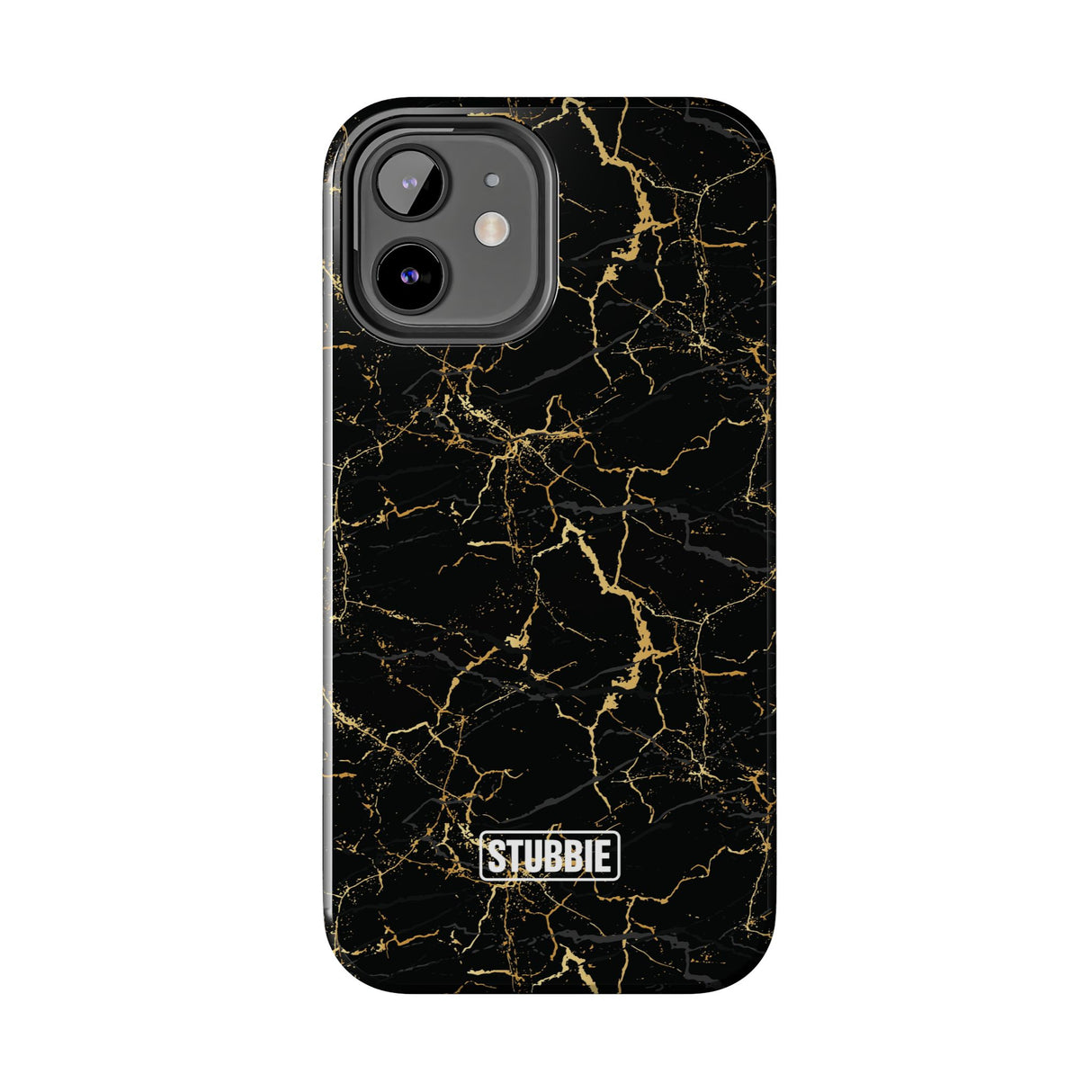 STUBBIE Phone Case for Apple iPhone - Midnight Black Marble Phone Case