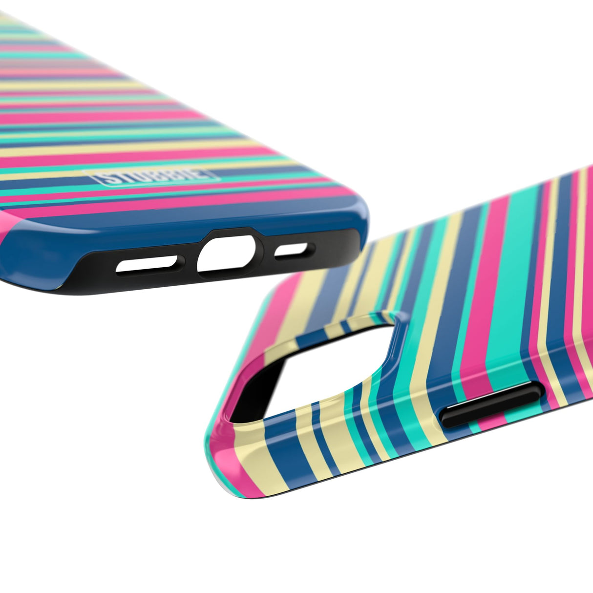 STUBBIE Phone Case for Apple iPhone - Coloured Stripes Phone Case