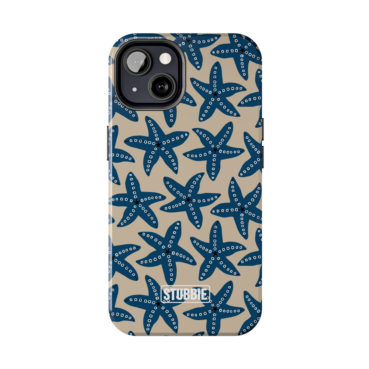STUBBIE Phone Case for Apple iPhone - Blue Starfish Stubbie