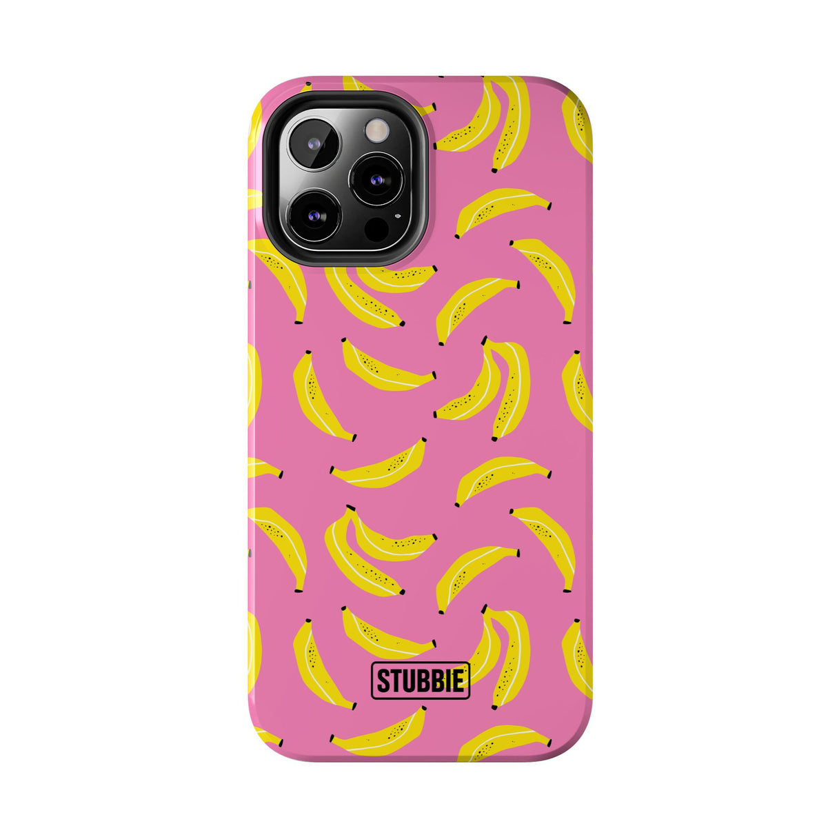 STUBBIE Phone Case for Apple iPhone - Pink Banana Phone Case