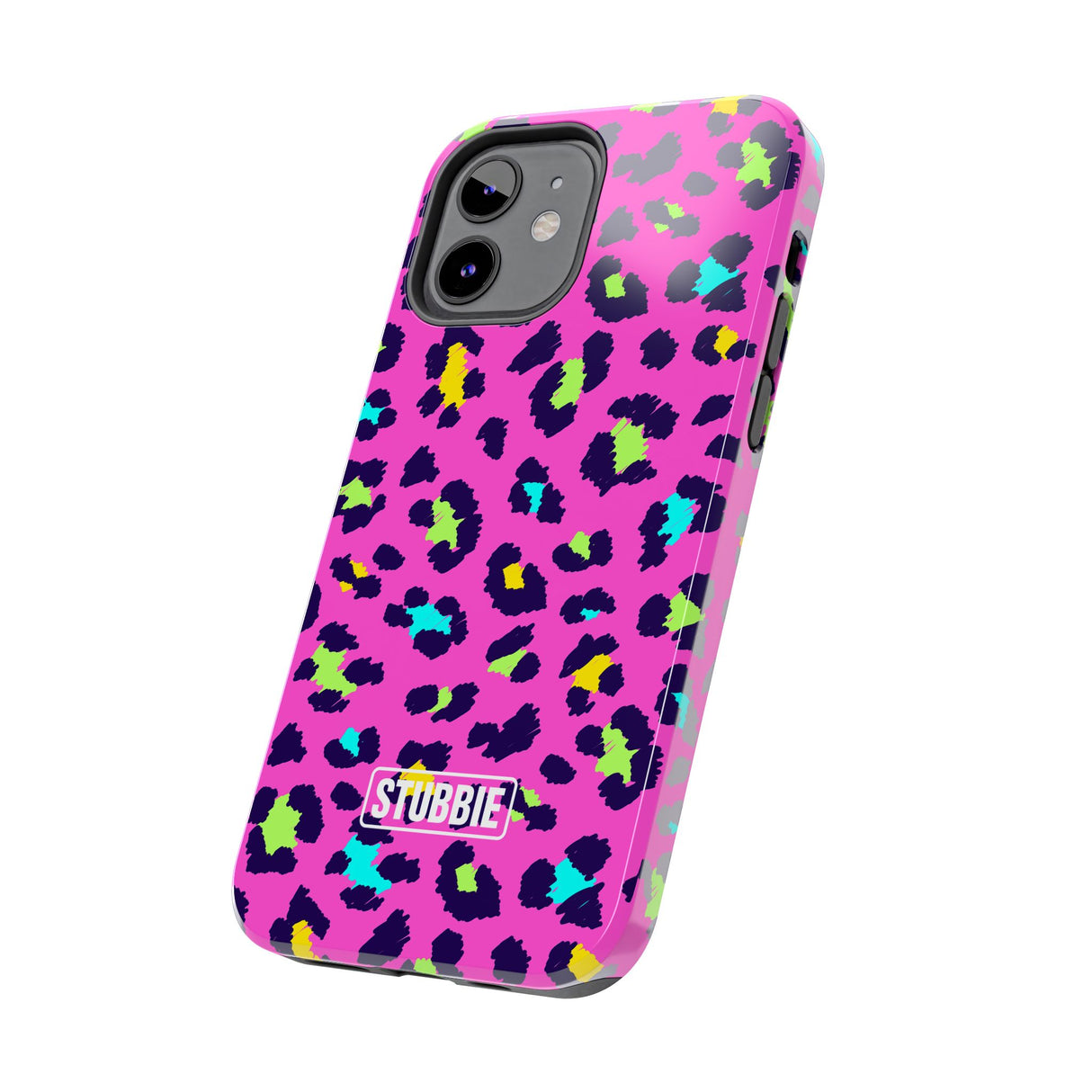 STUBBIE Phone Case for Apple iPhone - Disco Leopard Stubbie